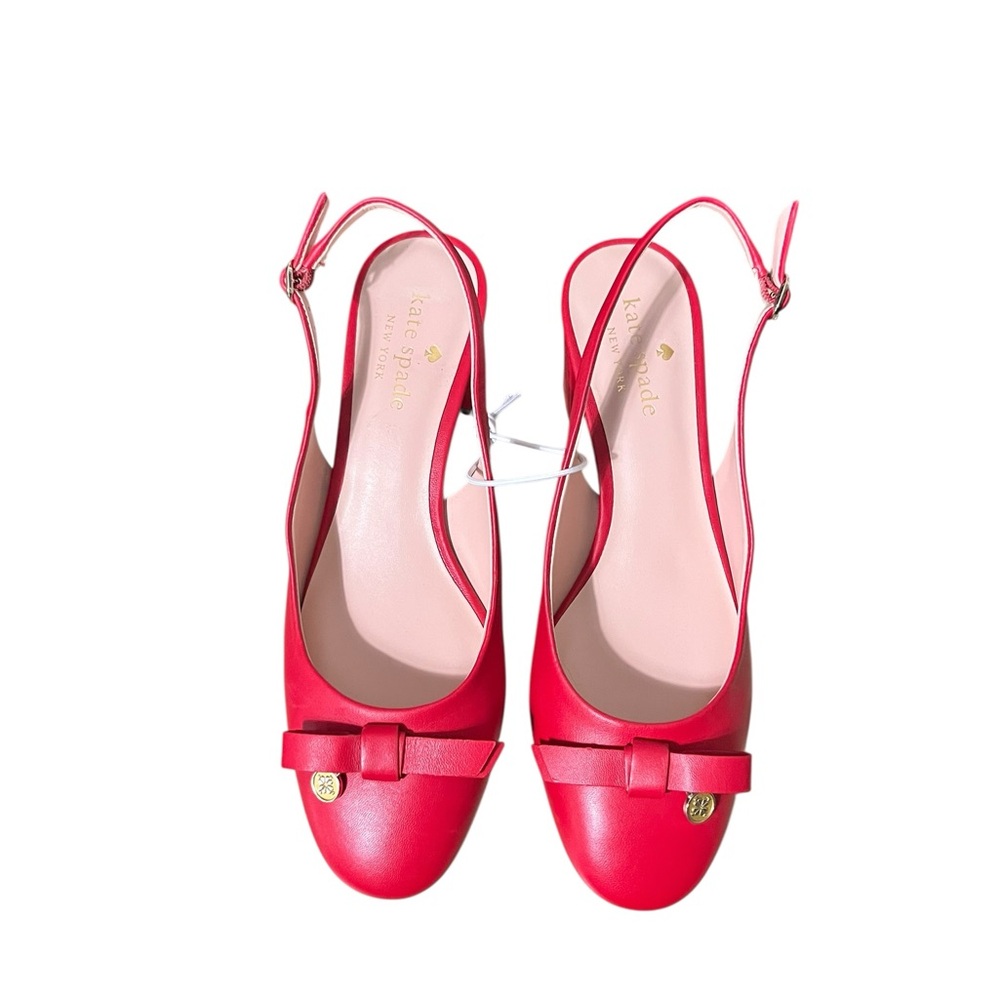 Kate Spade Bachata SB Bow Slingback Heels Size 7.5